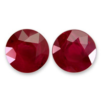 1.78 Ct.Tw.Total Carat Weight Ruby Pair from Mozambique Video