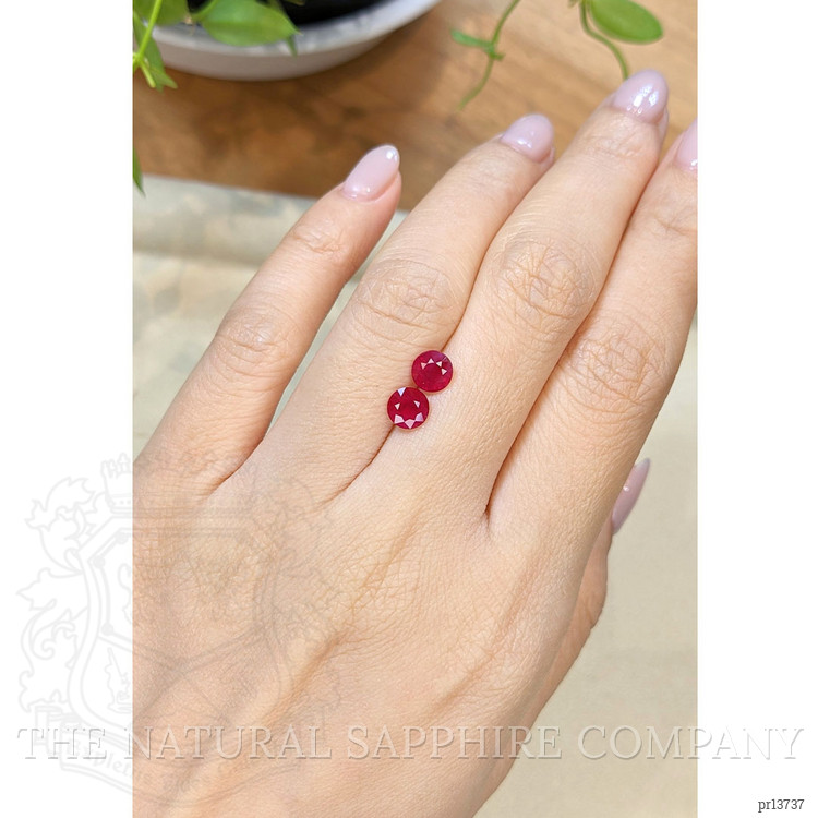 1.78 Ct.Tw. Ruby Pair from Mozambique