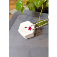 1.86 Ct.Tw.Total Carat Weight Pinkish Red Ruby Pair from Mozambique Life Style
