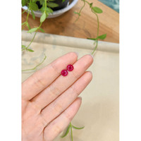 2.95&nbsp;Ct.Tw.Total Carat Weight Pinkish Red Ruby Pair from Mozambique Life Style