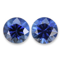 0.83&nbsp;Ct.Tw.Total Carat Weight Blue Sapphire Pair from Ceylon (Sri Lanka) Video