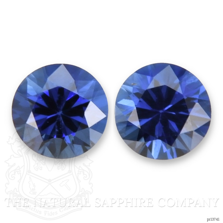 0.83 Ct.Tw. Blue Sapphire Pair from Ceylon (Sri Lanka)