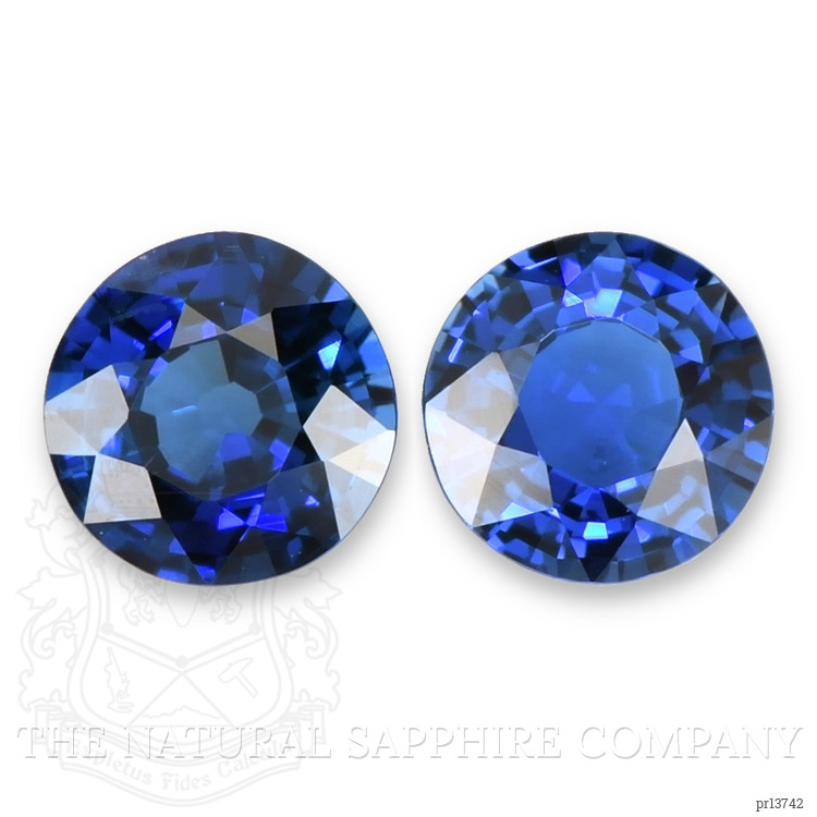 1.19 Ct.Tw. Blue Sapphire Pair from Ceylon (Sri Lanka)