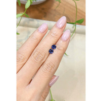 1.19&nbsp;Ct.Tw.Total Carat Weight Blue Sapphire Pair from Ceylon (Sri Lanka) Life Style