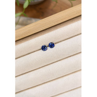 1.19&nbsp;Ct.Tw.Total Carat Weight Blue Sapphire Pair from Ceylon (Sri Lanka) Life Style