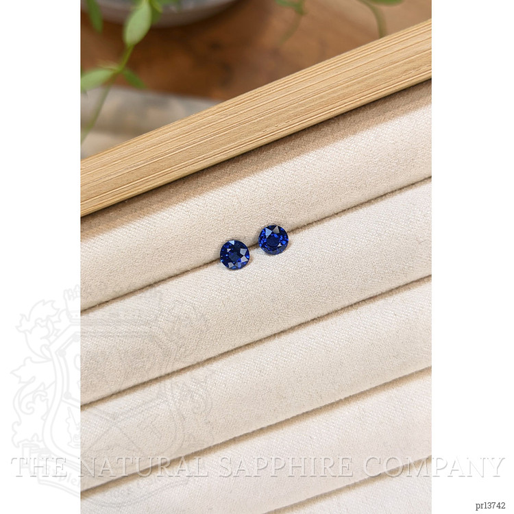 1.19 Ct.Tw. Blue Sapphire Pair from Ceylon (Sri Lanka)