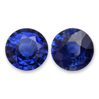 1.46&nbsp;Ct.Tw.Total Carat Weight Blue Sapphire Pair from Ceylon (Sri Lanka) Video