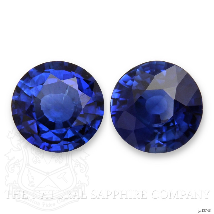 1.46 Ct.Tw. Blue Sapphire Pair from Ceylon (Sri Lanka)