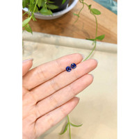1.46&nbsp;Ct.Tw.Total Carat Weight Blue Sapphire Pair from Ceylon (Sri Lanka) Life Style