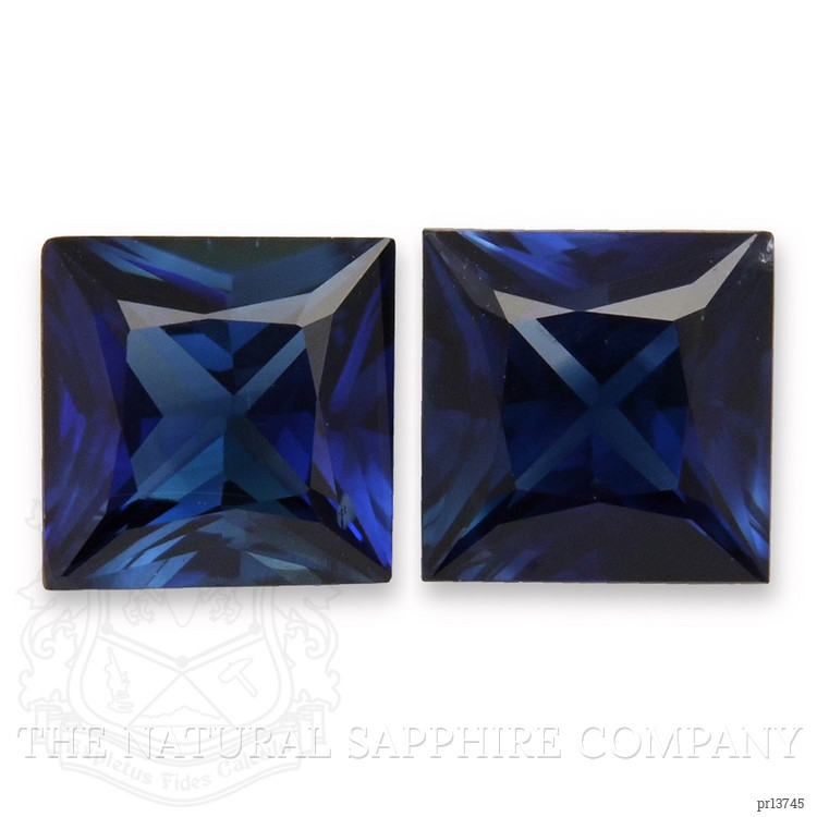 1.99 Ct.Tw. Blue Sapphire Pair from Ceylon (Sri Lanka)
