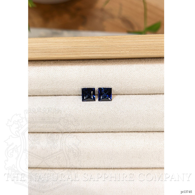 1.99 Ct.Tw. Blue Sapphire Pair from Ceylon (Sri Lanka)