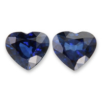 1.88&nbsp;Ct.Tw.Total Carat Weight Blue Sapphire Pair from Ceylon (Sri Lanka) Video