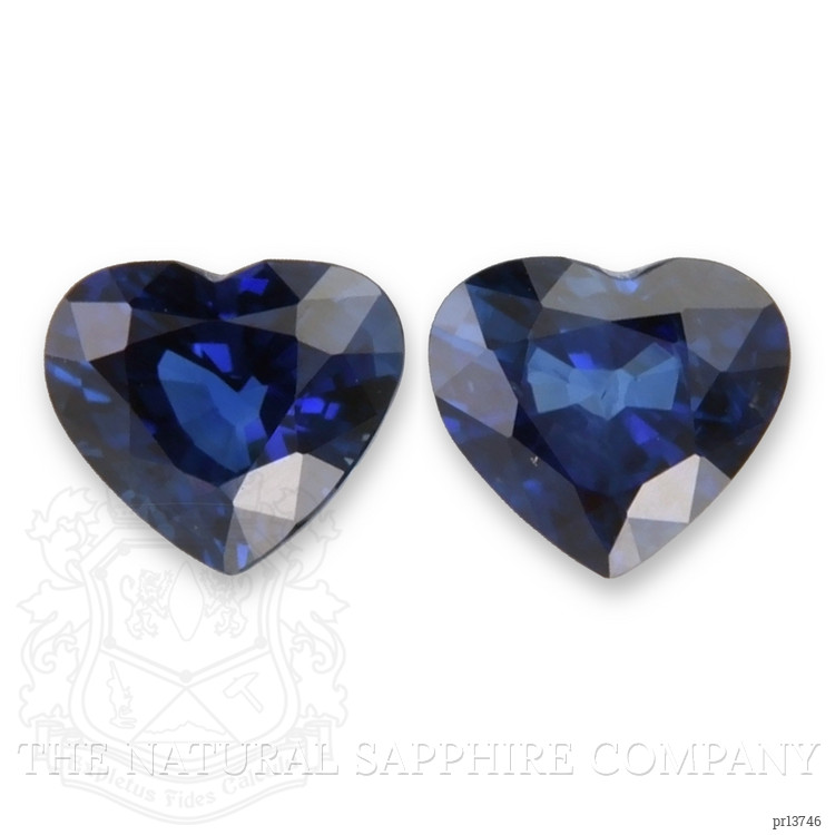1.88 Ct.Tw. Blue Sapphire Pair from Ceylon (Sri Lanka)