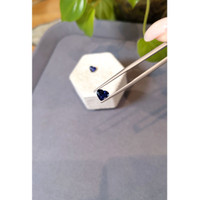 1.88&nbsp;Ct.Tw.Total Carat Weight Blue Sapphire Pair from Ceylon (Sri Lanka) Life Style