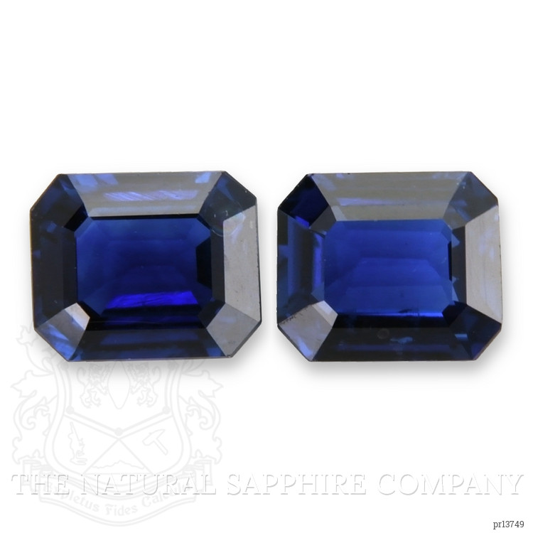 2.99 Ct.Tw. Blue Sapphire Pair from Ceylon (Sri Lanka)