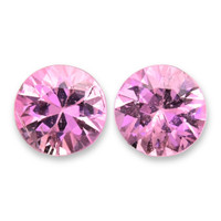 1.00&nbsp;Ct.Tw.Total Carat Weight Pink Sapphire Pair from Ceylon (Sri Lanka) Video