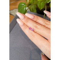 1.13&nbsp;Ct.Tw.Total Carat Weight Pink Sapphire Pair from Ceylon (Sri Lanka) Life Style