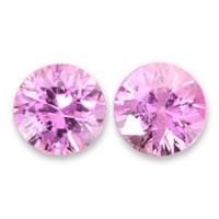 1.07&nbsp;Ct.Tw.Total Carat Weight Pink Sapphire Pair from Ceylon (Sri Lanka) Video
