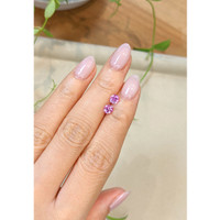 1.09&nbsp;Ct.Tw.Total Carat Weight Pink Sapphire Pair from Ceylon (Sri Lanka) Life Style