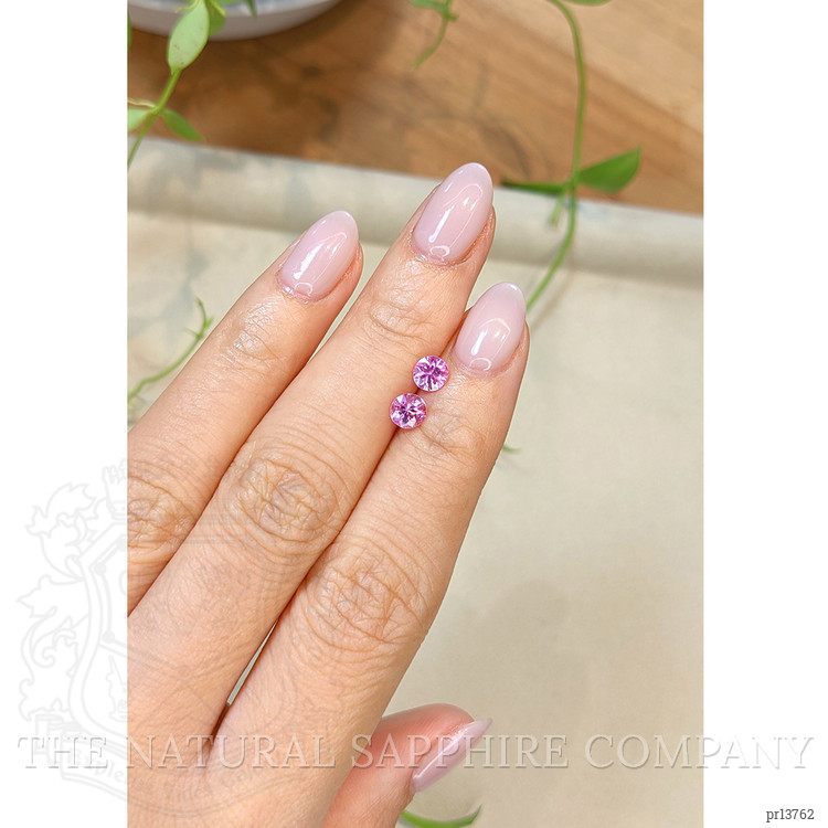 1.09 Ct.Tw. Pink Sapphire Pair from Ceylon (Sri Lanka)