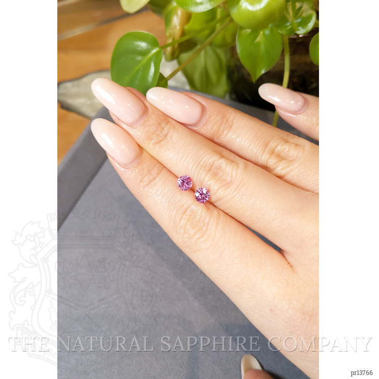 1.12 Ct.Tw. Pink Sapphire Pair from Ceylon (Sri Lanka)