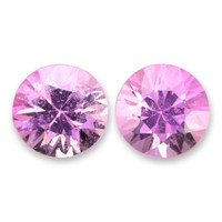 1.03&nbsp;Ct.Tw.Total Carat Weight Pink Sapphire Pair from Ceylon (Sri Lanka) Video