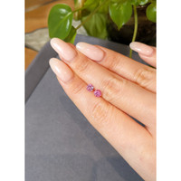 1.03&nbsp;Ct.Tw.Total Carat Weight Pink Sapphire Pair from Ceylon (Sri Lanka) Life Style