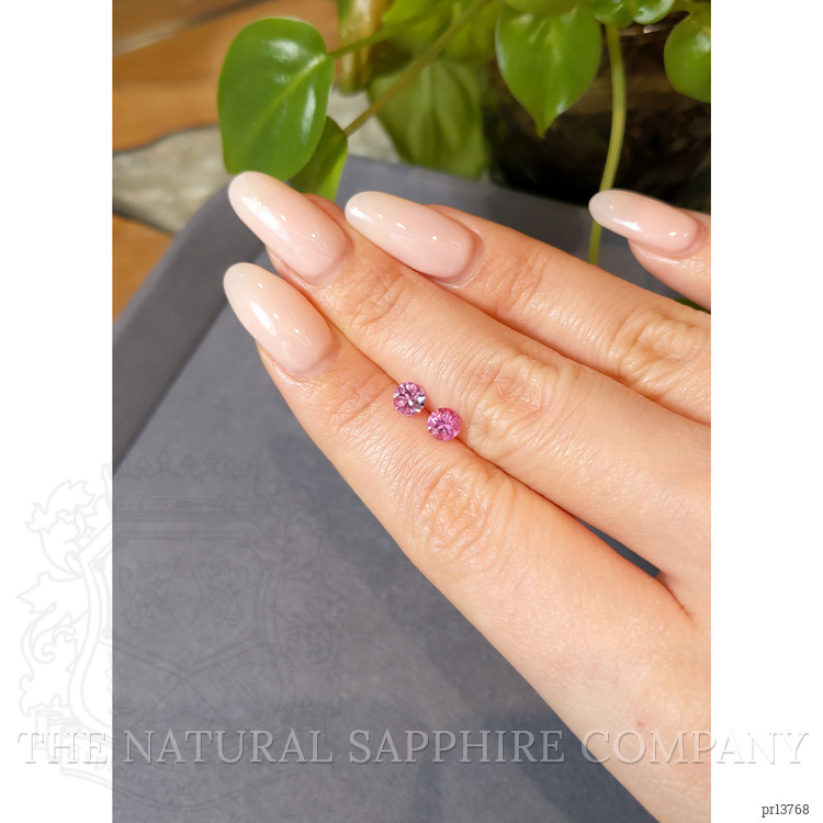 1.03 Ct.Tw. Pink Sapphire Pair from Ceylon (Sri Lanka)