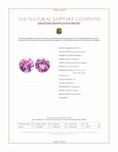 0.95&nbsp;Ct.Tw.Total Carat Weight Purplish Pink Sapphire Pair from Ceylon (Sri Lanka) Scan Report