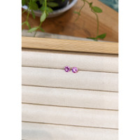0.95&nbsp;Ct.Tw.Total Carat Weight Purplish Pink Sapphire Pair from Ceylon (Sri Lanka) Life Style