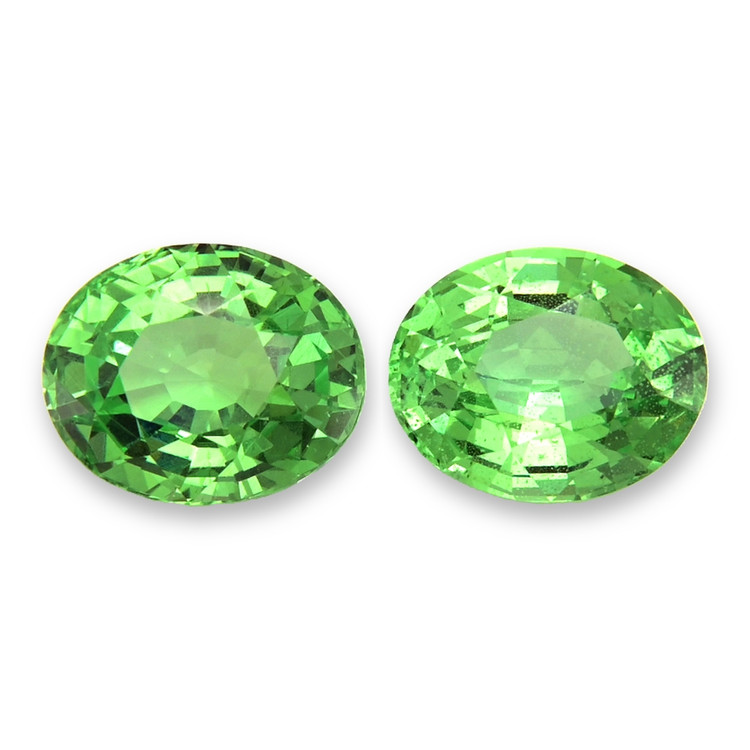 5.65 Ct.Tw. Tsavorite Garnet Pair from Tanzania