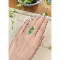 5.65 Ct.Tw.Total Carat Weight Tsavorite Garnet Pair from Tanzania Life Style