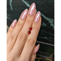 2.24&nbsp;Ct.Tw.Total Carat Weight Ruby Pair from Mozambique Life Style