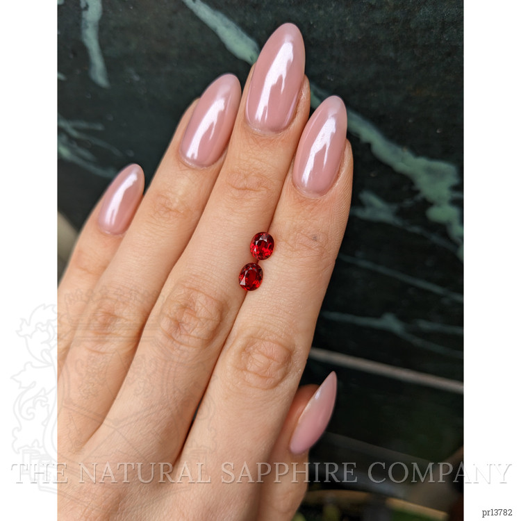 2.24 Ct.Tw. Ruby Pair from Mozambique