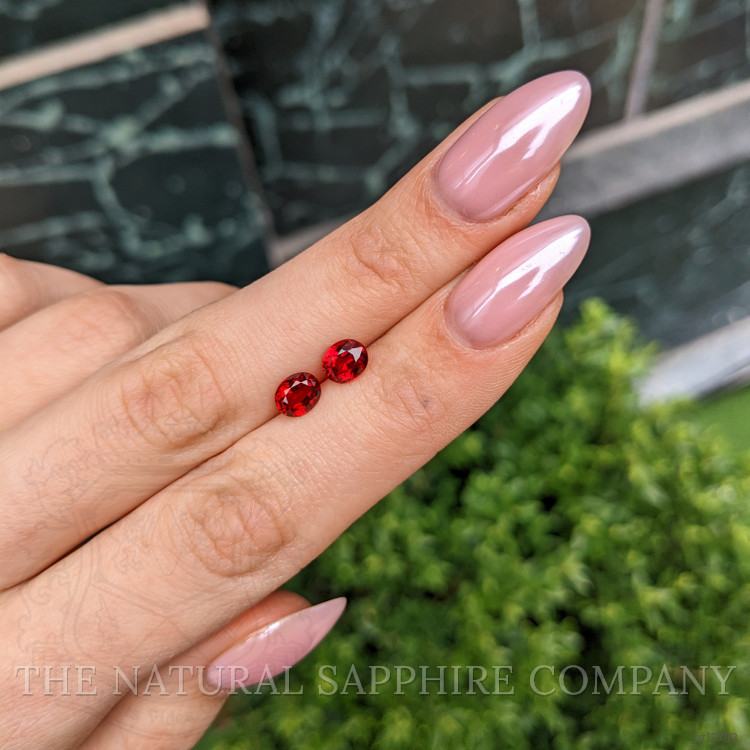 2.24 Ct.Tw. Ruby Pair from Mozambique