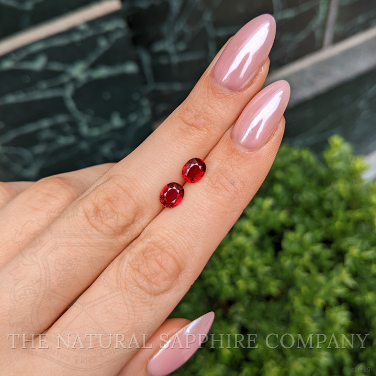 2.44 Ct.Tw. Ruby Pair from Mozambique