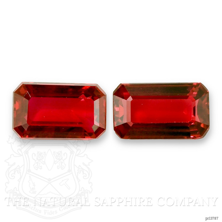 2.09 Ct.Tw. Ruby Pair from Mozambique