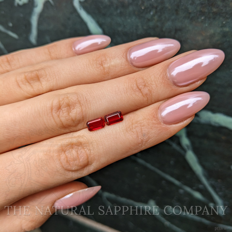 2.09 Ct.Tw. Ruby Pair from Mozambique