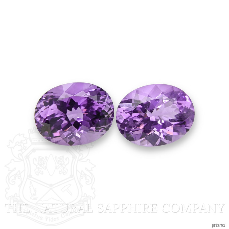 13.13 Ct.Tw. Purple Amethyst Pair from Ceylon (Sri Lanka)