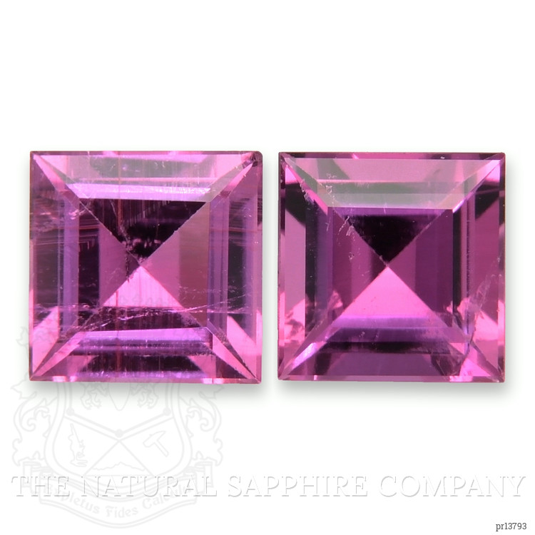 2.99 Ct.Tw. Purplish Pink Tourmaline Pair from Mozambique