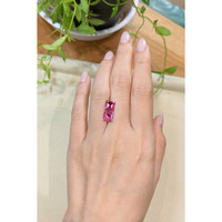 2.99&nbsp;Ct.Tw.Total Carat Weight Purplish Pink Tourmaline Pair from Mozambique Life Style