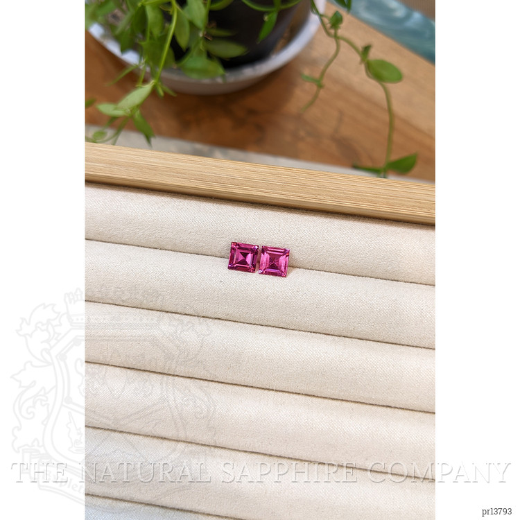 2.99 Ct.Tw. Purplish Pink Tourmaline Pair from Mozambique