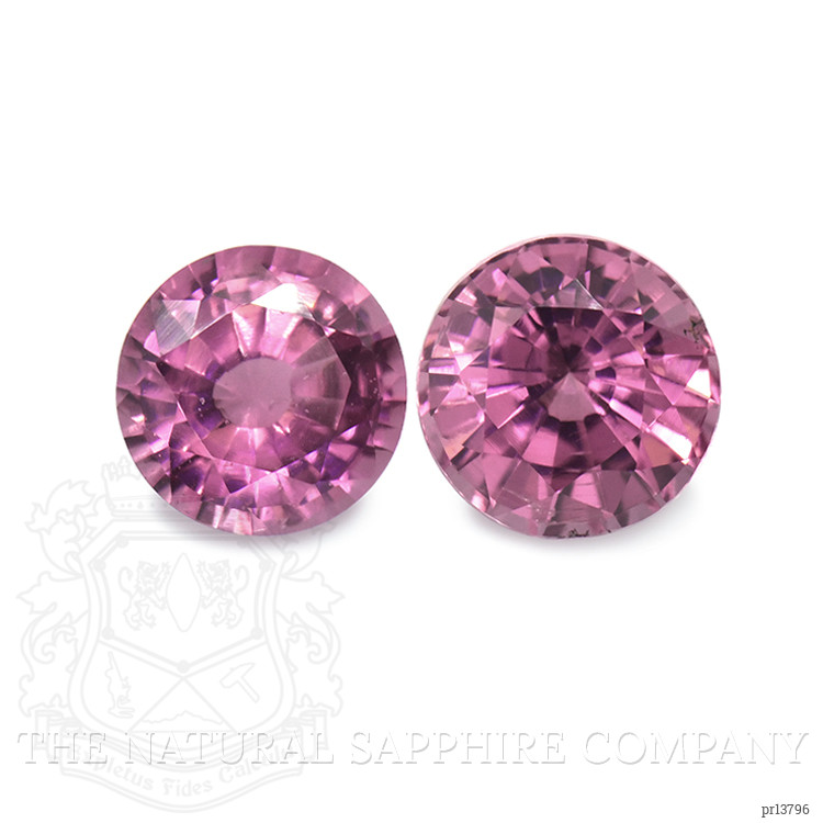 0.80 Ct.Tw. Pink Spinel Pair from Ceylon (Sri Lanka)