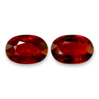 4.28 Ct.Tw.Total Carat Weight Ruby Pair from Mozambique Video