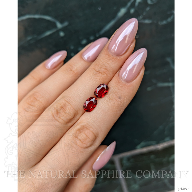 4.28 Ct.Tw. Ruby Pair from Mozambique