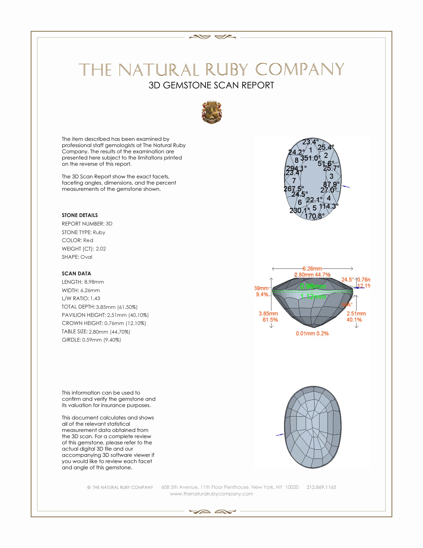 4.28 Ct.Tw. Ruby Pair from Mozambique