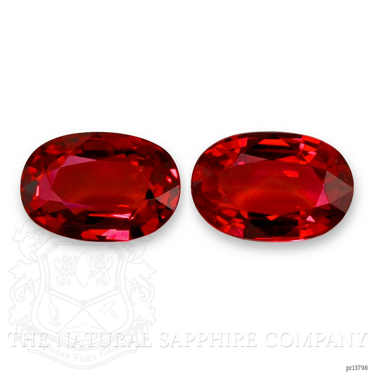 4.38 Ct.Tw. Ruby Pair from Mozambique