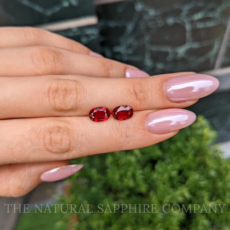 4.38 Ct.Tw. Ruby Pair from Mozambique