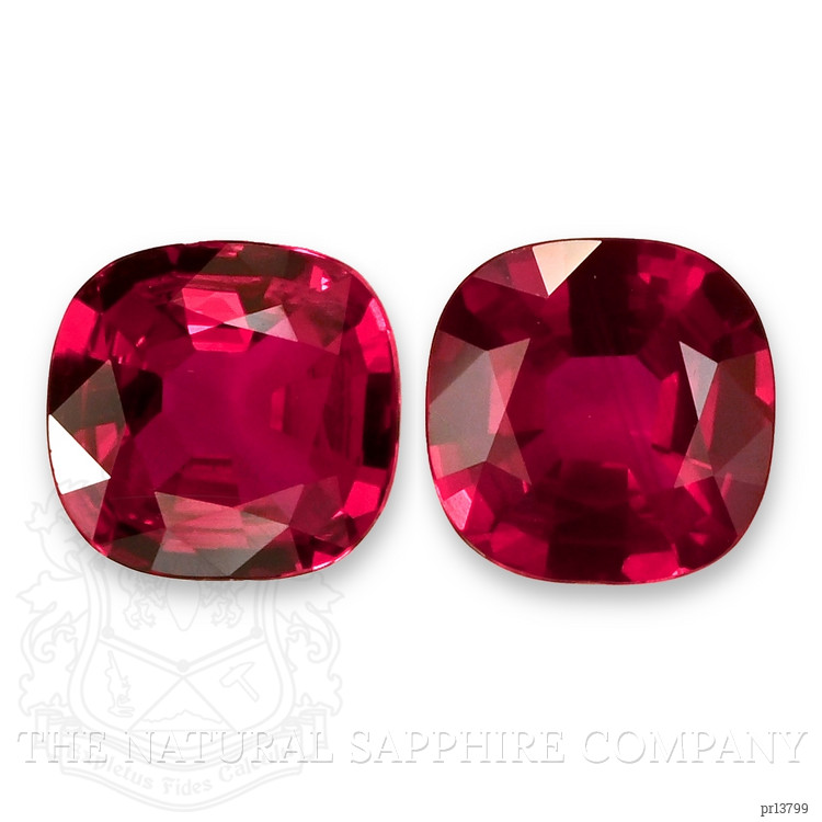 2.52 Ct.Tw. Ruby Pair from Mozambique