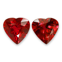 2.69 Ct.Tw.Total Carat Weight Ruby Pair from Mozambique Video